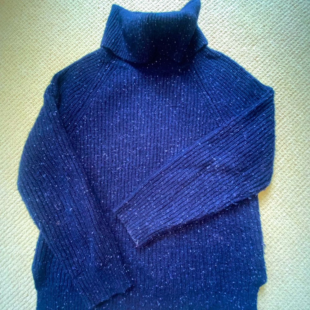J CREW NAVY SWEATER